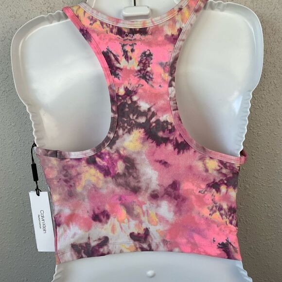 NWT Calvin Klein Perfomance Cropped Tank Top Size XS - Picture 4 of 7
